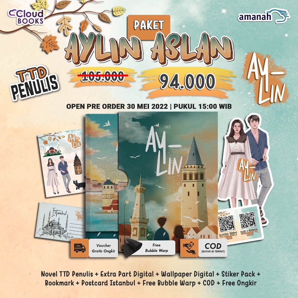 Novel Ay-Lin / Aylin karya Dejeunii.