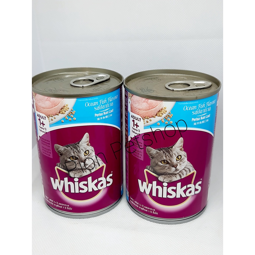 Whiskas Makanan Kaleng 400gr/Makanan Basah untuk Kucing 400gr