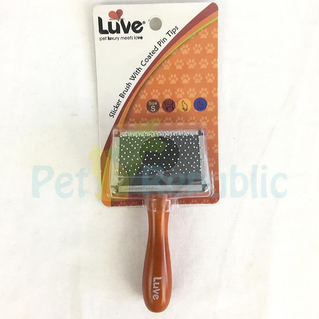 

LUVE Sisir Sikat Bulu Slicker Brush with Coated Pins