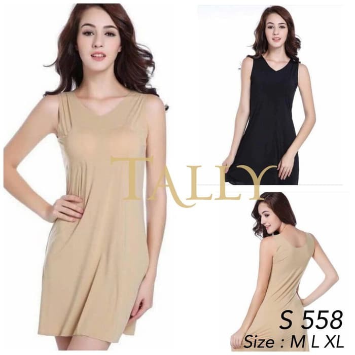 SINGLET PANJANG TALLY S558 - LONG TANK TOP TALLY - CAMISOL TALLY S558 IMPORT