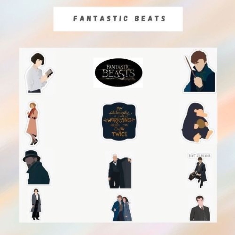 

FANTASTIC BEASTS stickers | aesthetic stickers fantastic beast ( 12 pc)