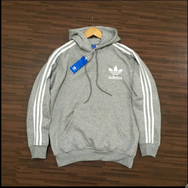 Sweater hoodie adidas retro 3 stripes california