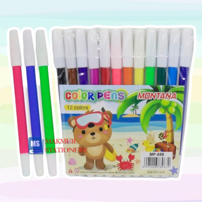 

Spidol Berwarna / Spidol 12 Warna Montana MP-888