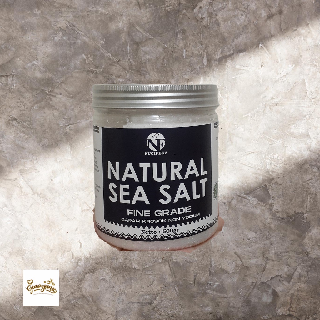 

Nucifera FINE GRADE NATURAL SEA SALT 500gr - Garam Laut Halus