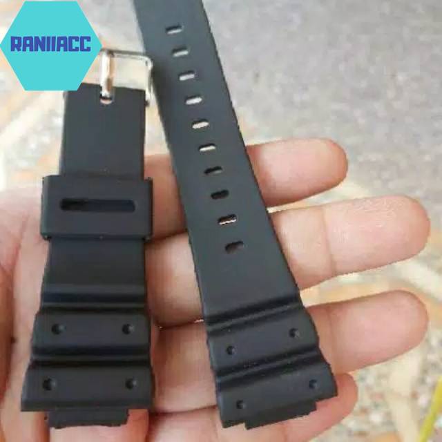 TALI JAM G-SHOCK DW6900 DW-6900 RUBBER STRAP TALI JAM TANGAN CASIO DW 6900 .