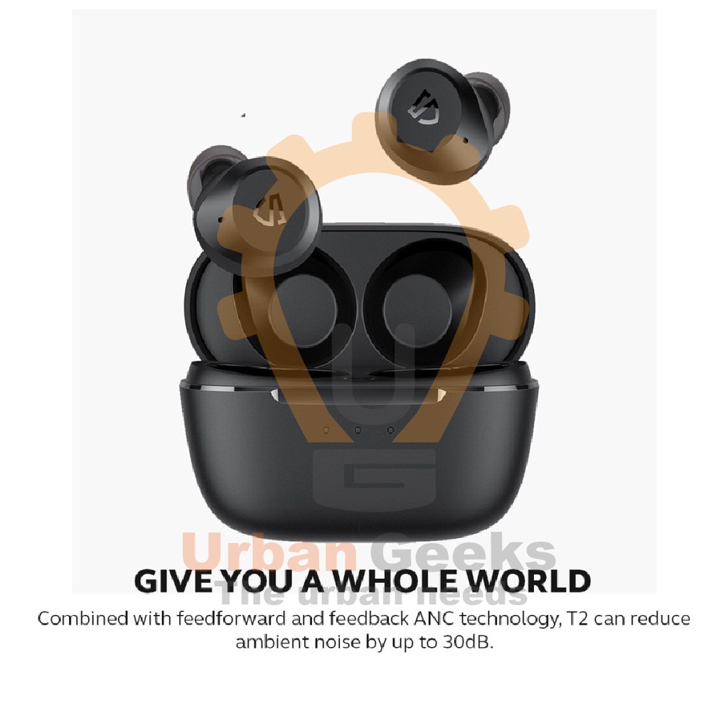 Hybrid Active Noise Cancelling Wireless Earbuds SoundPEATS T2