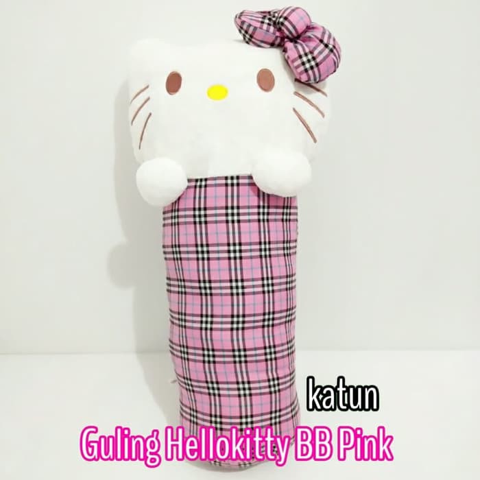 BANTAL GULING TIDUR KURSI SOFA BONEKA HELLO KITTY BURBERRY PINK JUMBO