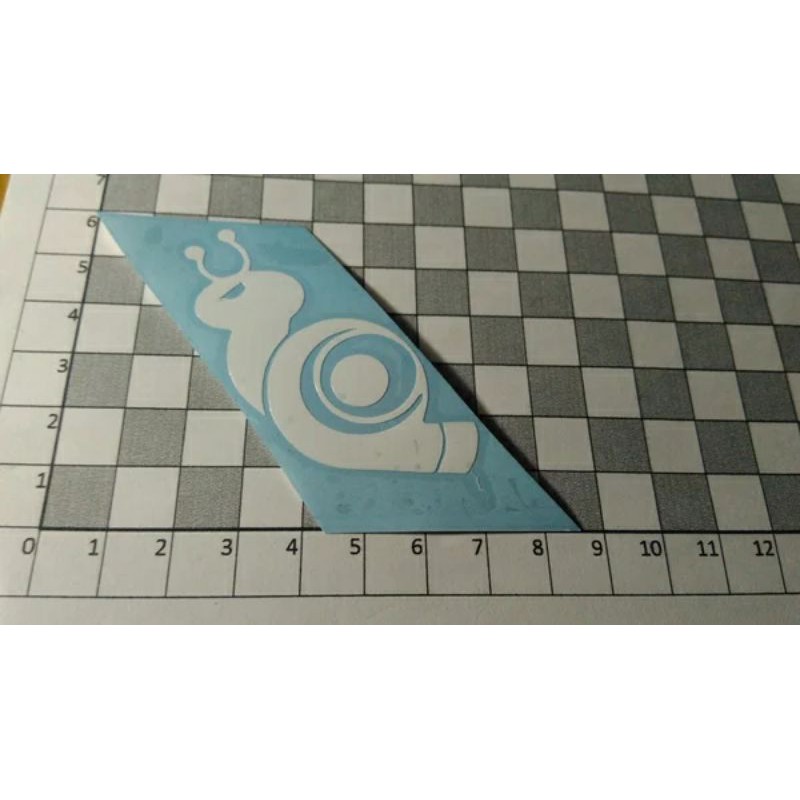 stiker snail keong turbo