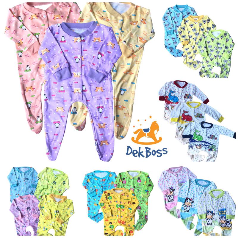 Sleepsuit bayi jumpsuit anak bayi piyama bayi baju tidur bayi baju bayi pergi perempuan laki laki 0 3 bulan baru lahir newborn