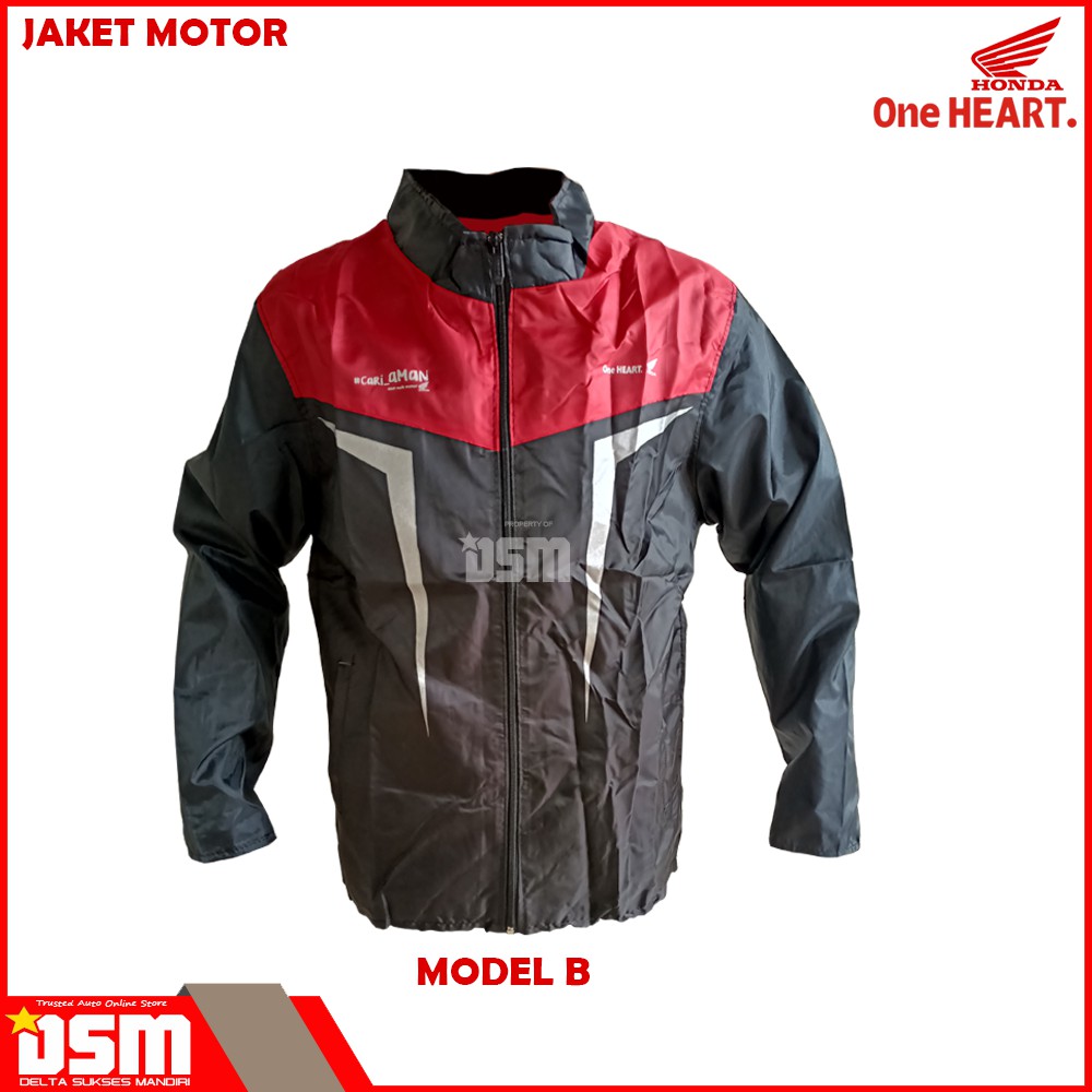 Jaket Motor Honda Bahan Parasut / Ori AHM