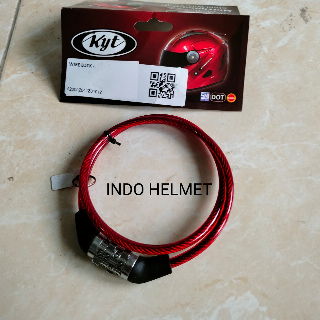 gembok helm anti maling ori kyt