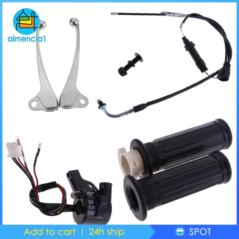 Throttle Housing & Handlebar Grip Set For Yamaha PW50 PY50 Peewee Dirt Bike - Includes Start Switch & Brake Levers - View #6