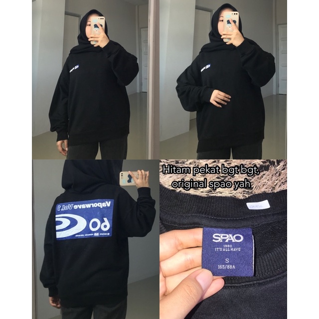 PART I SWEATER OVERSIZE/ CREWNECK THRIFT / PART 2 / SWEATER THRIFT / SWEATER OVERSIZE LENGAN BALON-Ld120 P66 spao