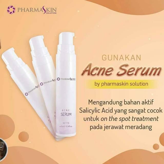 Pharmaskin Acne serum (Serum anti jerawat) by pharmaskin solution