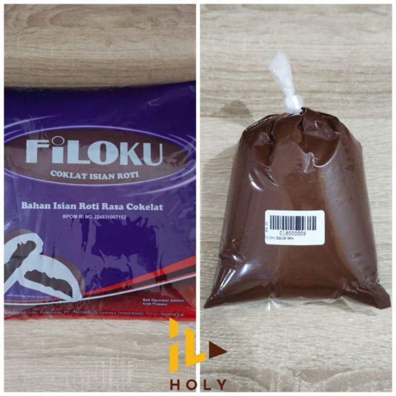 

FILOKU Coklat Pasta Filling (250gr) Repack / Selai Coklat Pasta Isian Olesan Roti