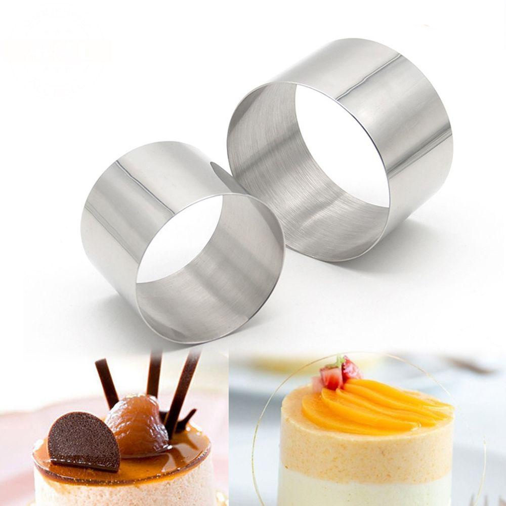 Wonder Mousse Ring DIY Alat Pastry Dekorasi Bulat Mini