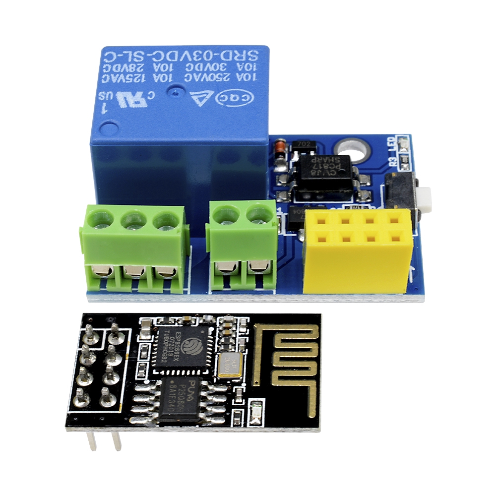 ✫〖ready to ship/COD〗✫ ESP8266 5V WiFi Relay Module APP APP controled untuk Smart Home esp-01s