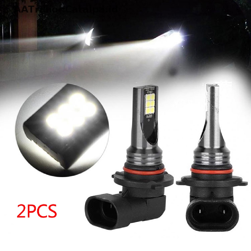 Aatrillioncatalpa 2Pcs Lampu Kabut Led H8 H11 Super Terang Untuk Mobil