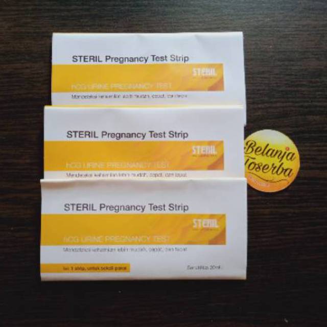 Test HCG Kehamilan - Tespek Hamil Steril Pregnancy Akurat - Testpack Kehamilan Steril
