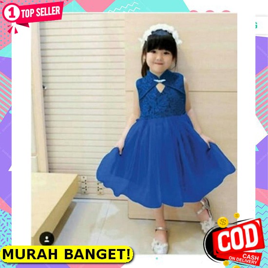 Dress Anak Usia 1 5Tahun New Import Korea Dress Anak Natal Import Dres Salsa Kid Merah Dress Anak Pe