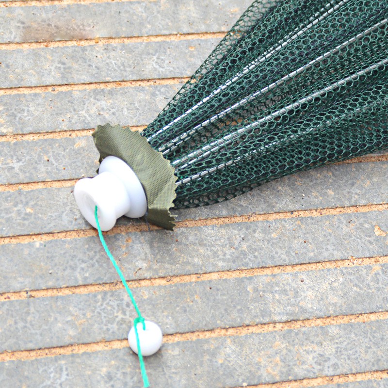 Jaring Pancing Ikan Hexagonal 8 Hole Fishing Net Trap Cage