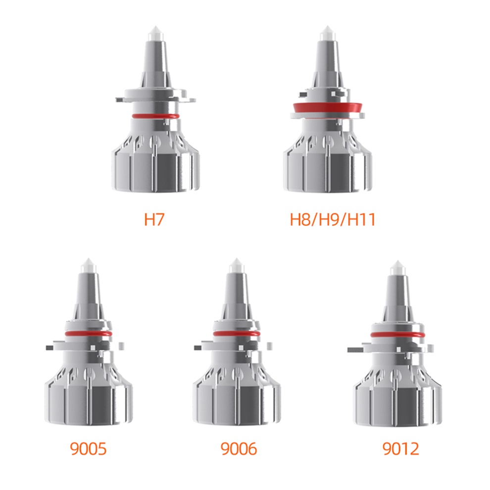 Bohlam Lampu Depan Led H7 H11 9012 120W 20000Lm 9006 HB4 9005 HB3 6000K Untuk Mobil