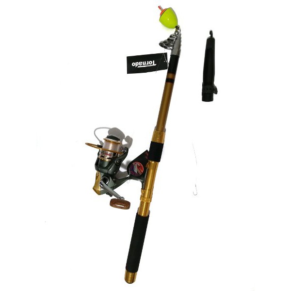 Joran Stik Stick Pancing Set Tornado 240 Reel 10 BB High Quality