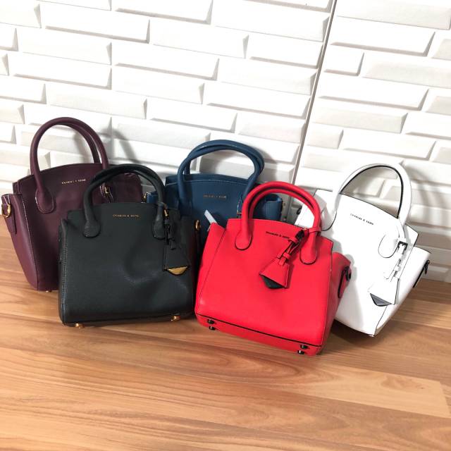 Ck Handy Bag Ori ORIGINAL IMPOR ASLI CNK CHARLES&KEITH TAS BAHU JALAN KERJA KULIAH CEWE LUCU BIRU