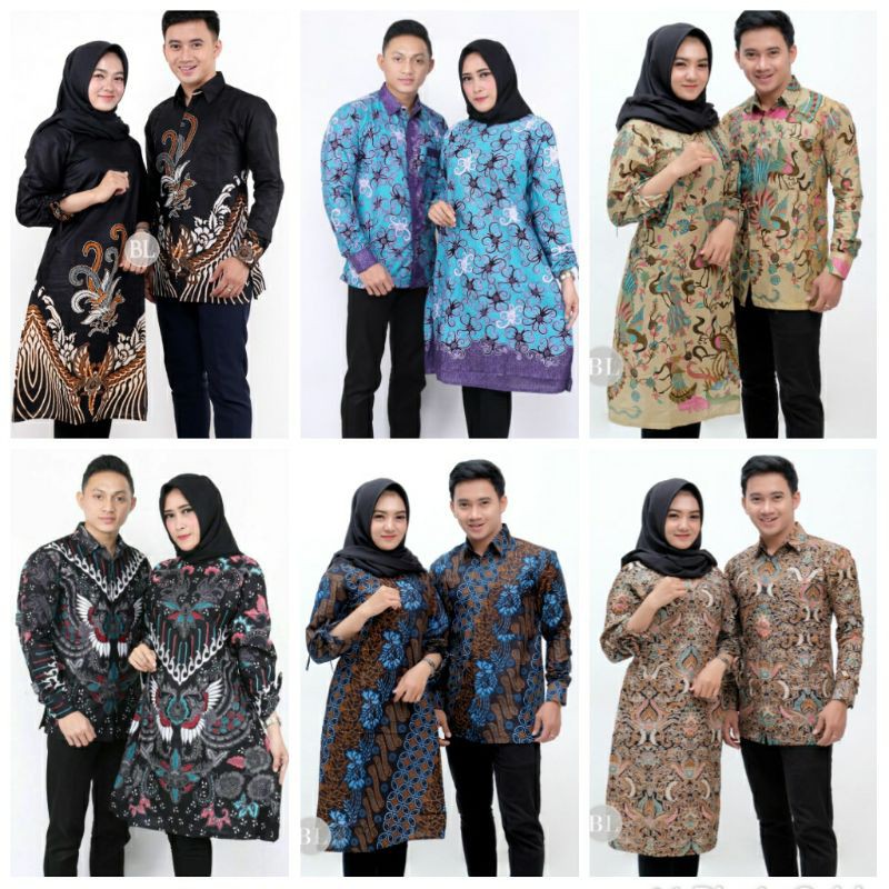 Batik Couple_Maora Sania Ruffle Batik Couple Ori Ndoro Jowi DNT Garansi Termurah no1