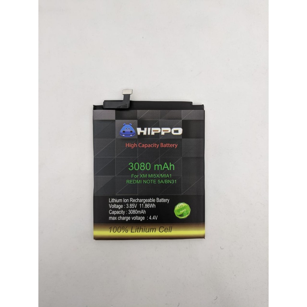 battery batre Baterai Xiaomi Mi A1 HIPPO [BN31]