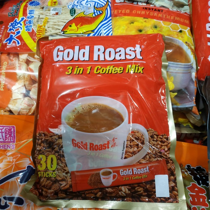 

Gold Roast 3 in 1 Coffe Mix 30 Sticks Singapore Kopi Instant