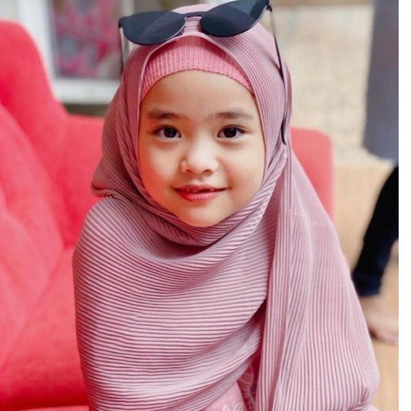 Pashmina Plisket Anak / jilbab plisket pashmina / pasmina plisket / phasmina plisket /jilbab pasmina