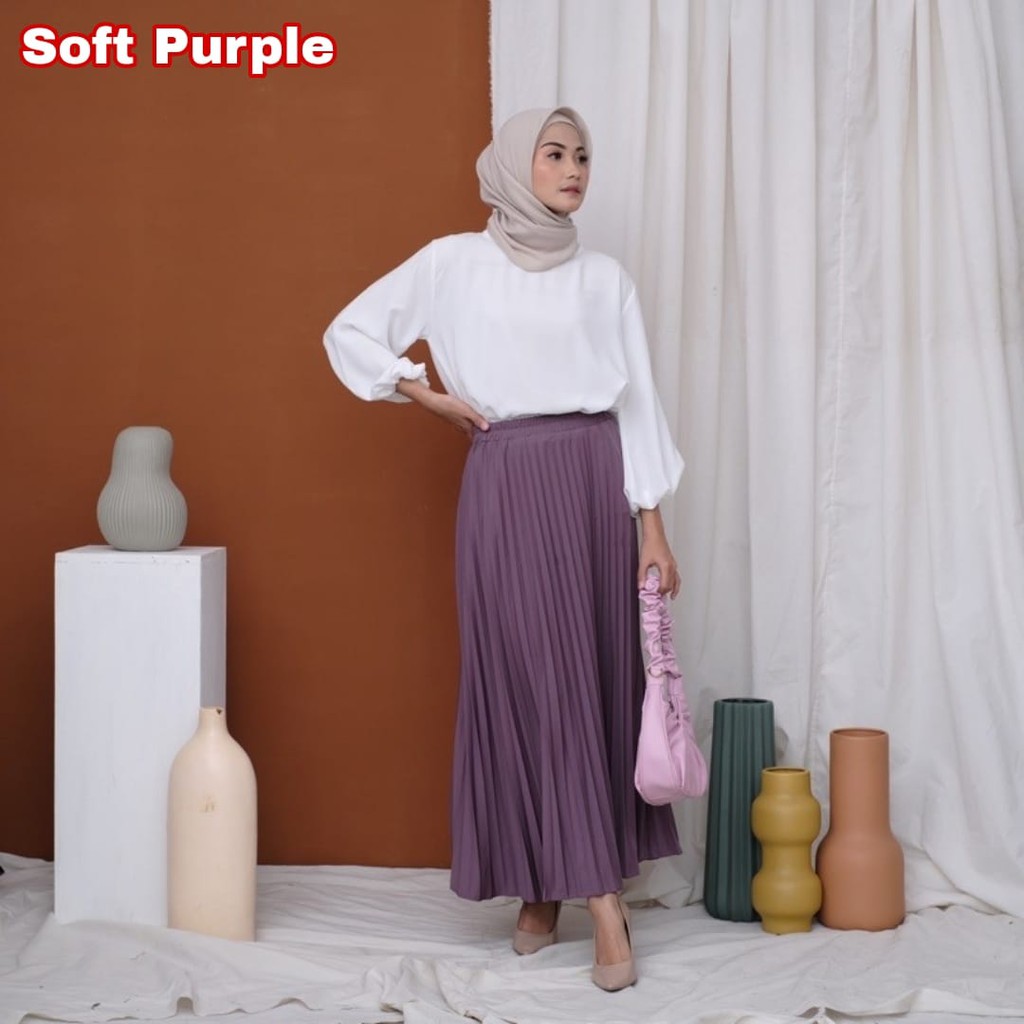 ROK PLISKET - rok plisket terlaris / splisket termurah / grosir rok murah / rok payung / rok panjang