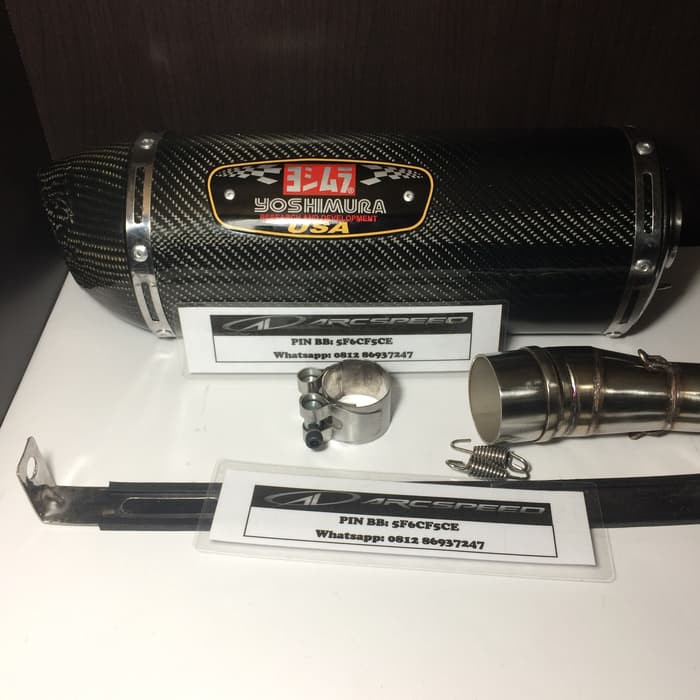 Knalpot Yoshimura R77 Thailand Ninja 250 Fi / Z250 Slip ON
