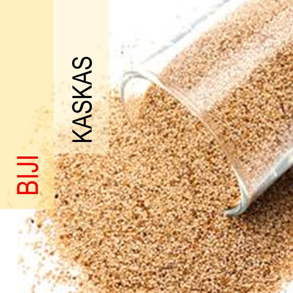 Kas kas / khus khus / kaca kace aceh / white poppy seed (50 gram)