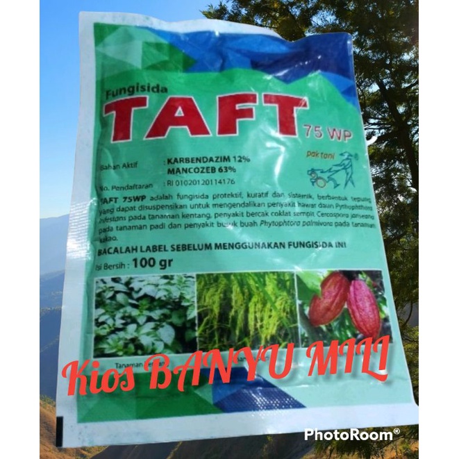 Fungisida TAFT 100 gram asli pak tani