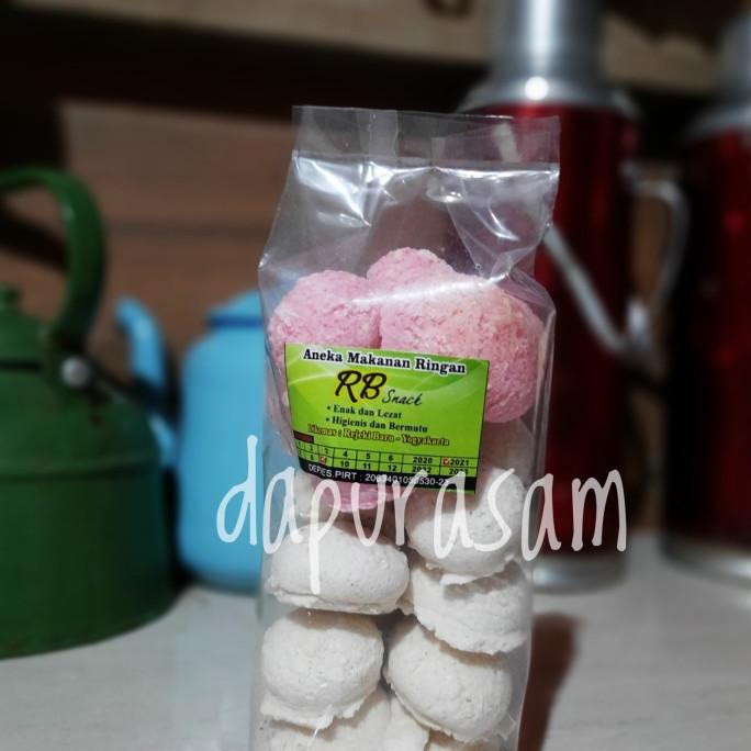 

*$*$*$*$] Kue Bolu Emprit ukuran Sedang Makanan tradisional Putih Pink