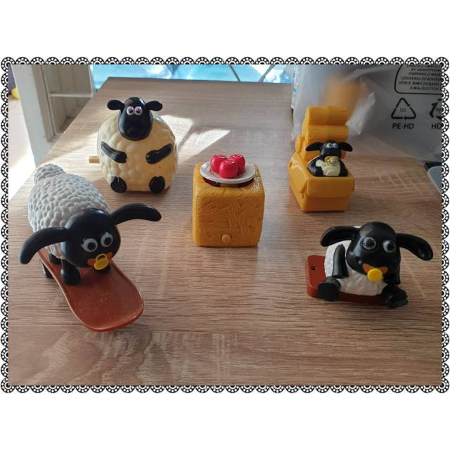 Happy Meal Shaun The Sheep Hadiah Happy Meals Mcdonalds Mainan Mcd Burger Kings KFC Shaun The Sheep