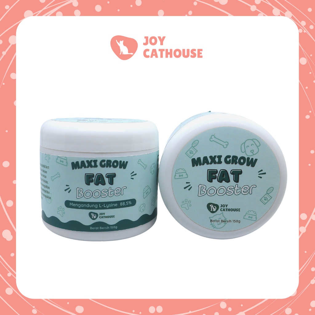 Vitamin Kucing Maxi Grow Joy Cathouse Murni 150 GR Untuk Imunitas Dan Nafsu Makan