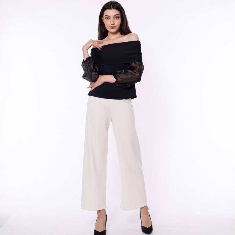 Andrea Pant - Celana Kulot Wanita / Celana Bahan Wanita / Celana Casual / Pakaian Fashion Wanita-1