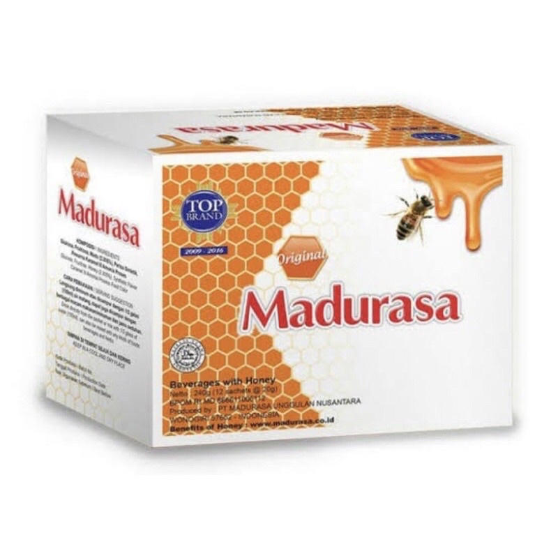 

madurasa box / madu rasa box isi 12 sachet / madu rasa sachet / madu rasa