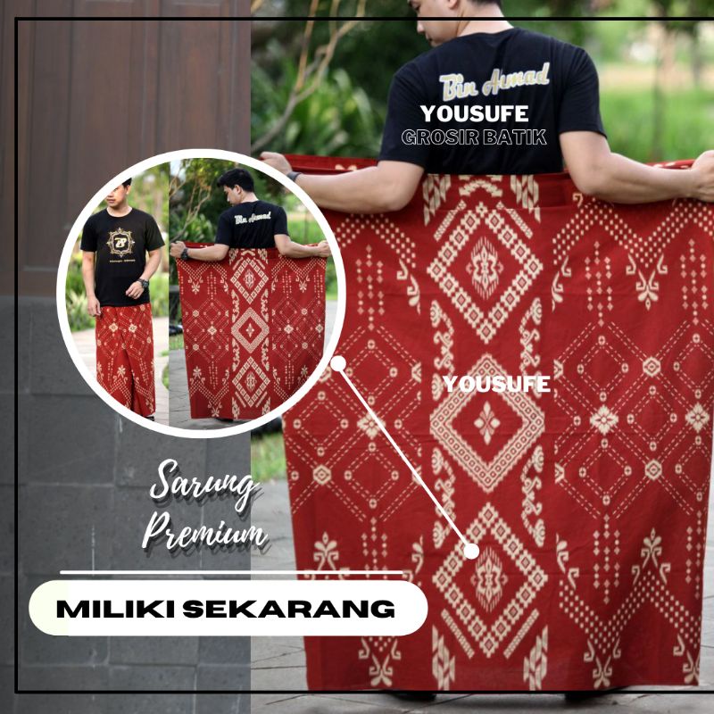 Sarung Batik Palekat Halus Katun Bisa Seragam Khas Santri Pesantren Cocok Buat Sholat Murah Cod Shopee Kode SBPC01C