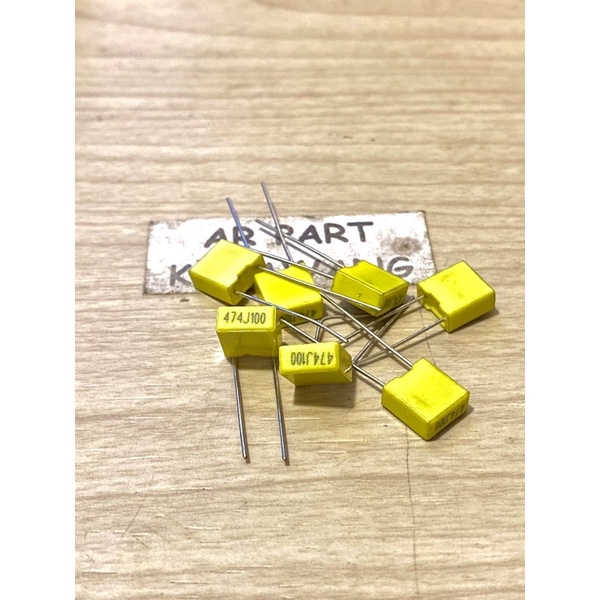 kapasitor mkm 474 470nf 100v 5mm ready