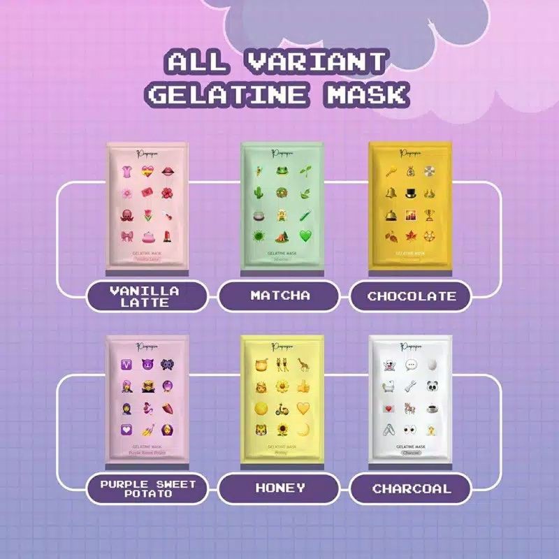 Poupeepou_Masker Gelatin / Masker Komedo HALAL
