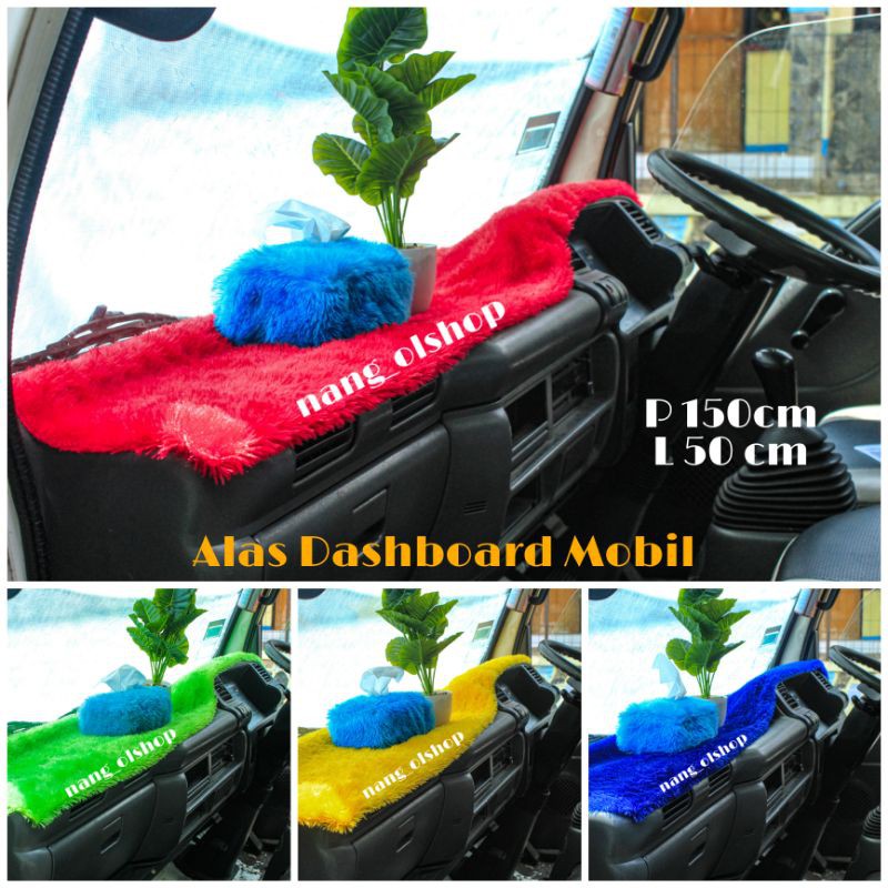 COD Alas Bulu Dashboard  Mobil Ukuran P150 L50 Alas Bulu Karpet Dasbor Semua Tipe Mobil Bisa COD