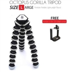 Tripod HP atau handphone Gorilla plus holder U