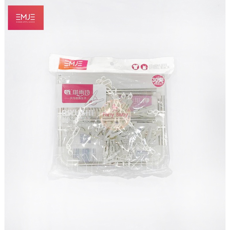 EMJE STAINLESS STEEL RACK HANGER 30 PCS