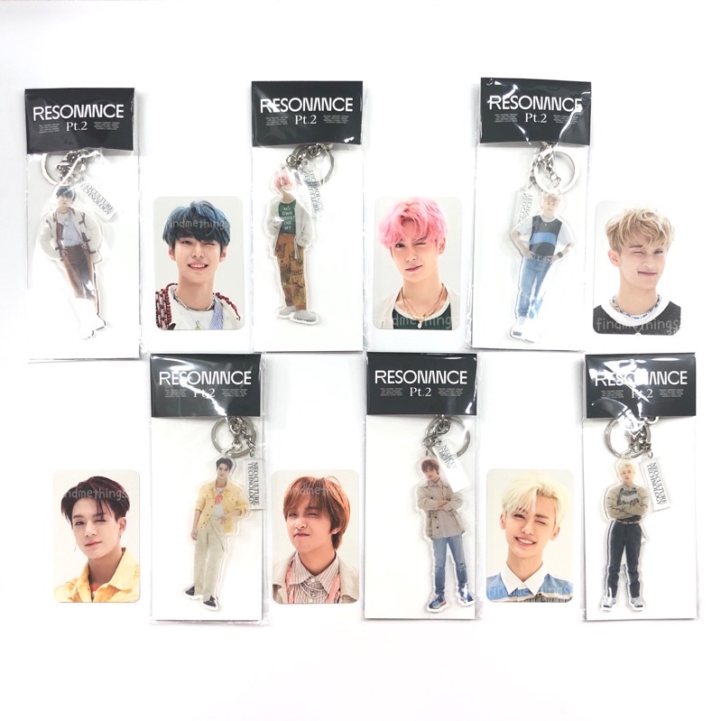 [ready stock] NCT 2020 resonance: key ring & photo card - jaehyun mark haechan jaemin