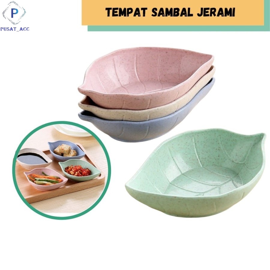 MSD3-WADAH SAMBAL LEAF-TEMPAT SAMBAL MODEL DAUN