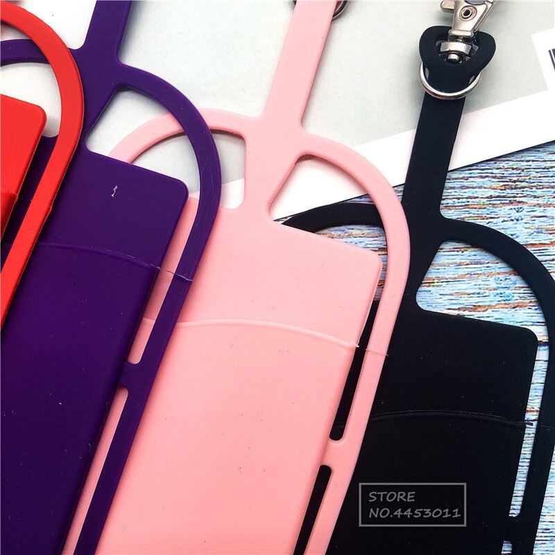 Tali lanyard Holder Case Handphone Universal Bahan Silikon